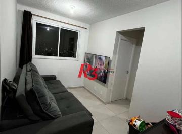 46fc8703bbc44bd30e04a85a0cbdd95ad08692f5 · Apartamento com 2 dormitórios à venda, 45 m² por R$ 300.000,00 - Castelo - Santos/SP