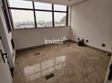 Comercial · 53m² · 1 Vaga · Sala Comercial Corporativa de 53,14 m² em Vila Nova, Santos – Aluguel R$ 2.500/mês