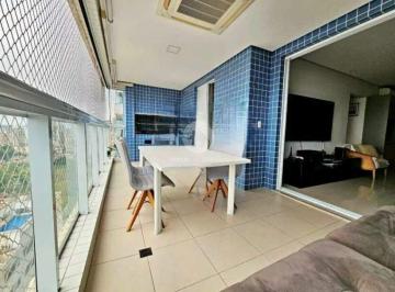 Apartamento · 129m² · 3 Quartos · 2 Vagas · Apartamento alto padrão - 3 suítes e lazer completo vista livre- Santos