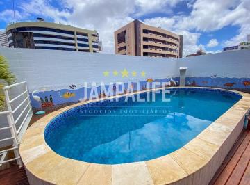 Apartamento · 120m² · 2 Quartos · 1 Vaga · Apartamento com 2 dormitórios à venda, 80 m² por R$ 860.000,00 - Cabo Branco - João Pessoa/PB