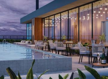 Apartamento · 104m² · 3 Quartos · 2 Vagas · Apartamento à venda no Edifício Pantai Brava House a cima do 20º andar.