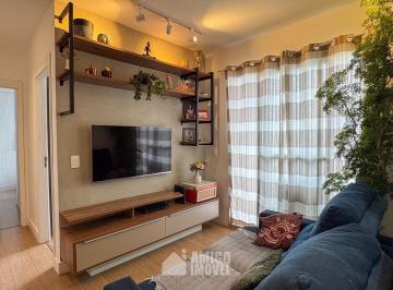 Apartamento · 56m² · 2 Quartos · 1 Vaga · Moov Espaço Cerâmica - Apartamento com 2 Dormitórios, 56m², Suíte e Mobiliado à Venda no Bairro Cerâ