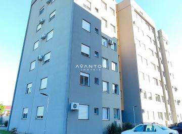 Apartamento · 50m² · 2 Quartos · 1 Vaga · Apartamento de 2 dormitórios, com garagem, no Residencial La Spezia em Santa Mar