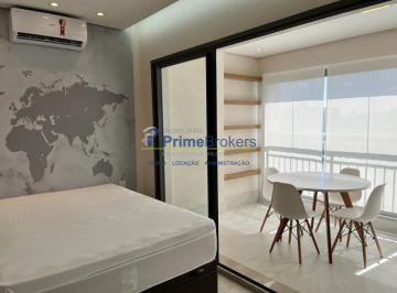 Apartamento · 35m² · 1 Quarto · 1 Vaga · Apartamento mobiliado para investidor à venda - 1 suíte - Varanda - Moema - SP