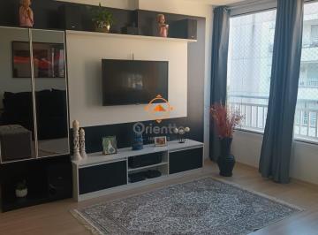 Apartamento · 65m² · 3 Quartos · 1 Vaga · Apartamento de 3 dormitórios com living estendido, semi mobiliado, suíte e churr