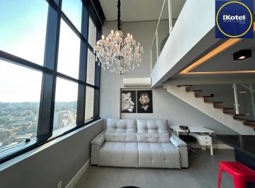 Apartamento · 57m² · 1 Quarto · 2 Vagas · Apartamento duplex a venda, mobiliado e decorado, planta de 57 m2 com 1 dormitór