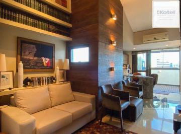 Comercial · 120m² · 3 Quartos · Sala mobiliada, com churrasqueira para happy hour e vista para o Guaíba