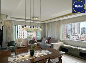 Apartamento · 95m² · 3 Quartos · 2 Vagas · APARTAMENTO MOBILIADO COM PLANTA DIFERENCIADA E ÓTIMA LOCALIZAÇÃO