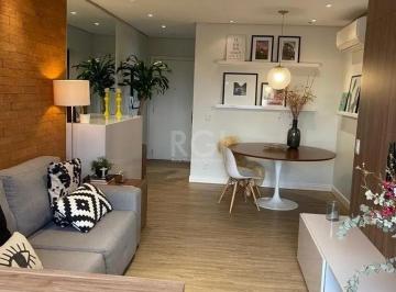 Apartamento · 64m² · 2 Quartos · 1 Vaga · Excelente apartamento mobiliado de 2 dormitórios e 1 vaga de garagem