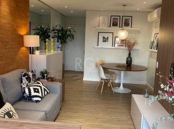 Apartamento · 64m² · 2 Quartos · 1 Vaga · Excelente apartamento mobiliado de 2 dormitórios e 1 vaga de garagem