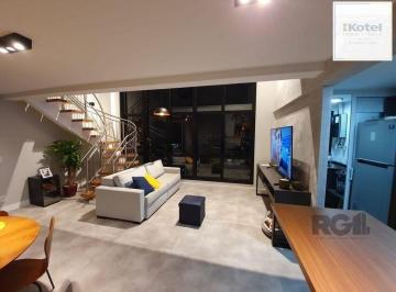 Apartamento · 74m² · 1 Quarto · 2 Vagas · Excelente apartamento Duplex de 74m² com 01 suíte e 2 vagas.