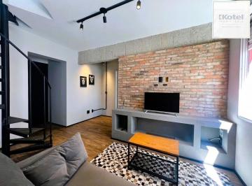 Apartamento · 73m² · 1 Quarto · 1 Vaga · Cobertura 1 dormitório semi mobiliada com piscina e vaga no Bom Fim