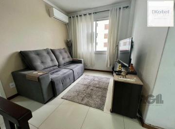 Apartamento · 54m² · 2 Quartos · 1 Vaga · Apartamento 2 dormitórios mobiliado no bairro Partenon.