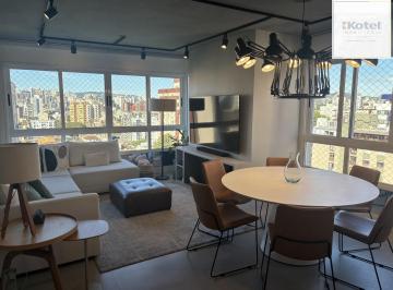 Apartamento · 93m² · 3 Quartos · 2 Vagas · 03 quartos finamente decorado com linda vista no Rio Branco