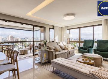 sala · Apartamento de 3 quartos, 3 suítes e 2 vagas de garagem Higienópolis em POA