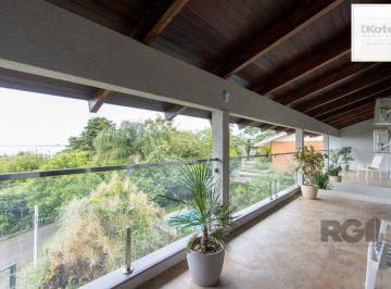 Casa · 456m² · 3 Quartos · 4 Vagas · Sobrado com vista para Rio, 3 quartos, 2 suites, pátio, piscina, vaga para 4 car