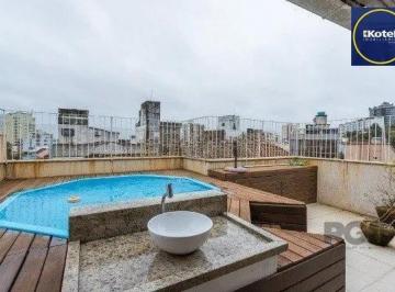 Apartamento · 153m² · 3 Quartos · 1 Vaga · Vende-se cobertura com 4 quartos (2 suítes), 154m² e 1 vaga – Moinhos de Vento