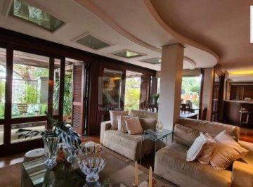 Living · Casa Condominio para Venda - 420m², 4 dormitórios, sendo 4 suites, 2 vagas - Trê