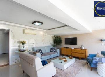 Casa · 281m² · 4 Quartos · 2 Vagas · Casa a venda no bairro Guarujá com 4 dormitórios, piscina e salão de festas