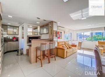 Apartamento · 117m² · 3 Quartos · Cobertura com Terraço, Lareira e Vista na Baronesa do Gravataí na Cidade Baixa