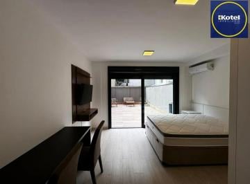 living-varanda · APARTAMENTO GARDEN DE 54M², 1 DORMITÓRIO, 1 VAGA - MONT SERRAT