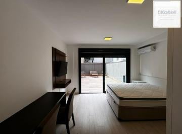 living-varanda · APARTAMENTO GARDEN DE 54M², 1 DORMITÓRIO, 1 VAGA - MONT SERRAT