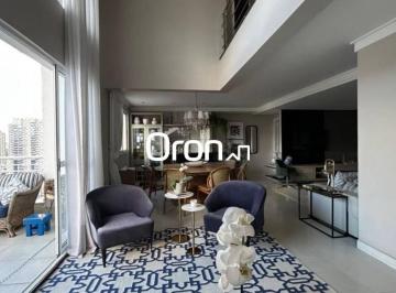 7bfdb776716cb540471308558964440472a6dcd9 · Apartamento Duplex mobiliado com 3 dormitórios à venda, 180 m² por R$ 1.650.000 - Setor Bueno - Goiâ