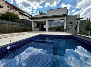 Foto 01 · Casa de alto padrão à venda em condomínio de luxo em Bragança Paulista-SP - 3 quartos, 3 suítes, 3 s