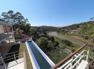 Casa · 648m² · 5 Quartos · 4 Vagas · Capital Ville - Casa em condomínio com piscina e vista para o lago no Capital Ville | Jundiaí