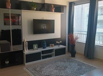 Apartamento · 65m² · 3 Quartos · 1 Vaga · Apartamento de 3 dormitórios com living estendido, semi mobiliado, suíte e churr