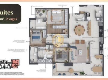 Apartamento · 140m² · 3 Quartos · 2 Vagas · Apartamento em Barranco, Taubaté/SP de 140m² 3 quartos à venda por R$ 995.000,00