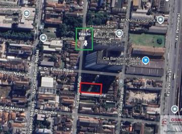 Terreno · 1560m² · Terreno em Encruzilhada, Santos/SP de 1560m² à venda por R$ 6.300.000,00
