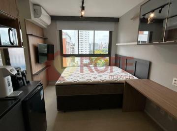 Apartamento · 22m² · 1 Quarto · STUDIO MOBILIADO PARA VENDA OU LOCAÇÃO NO CAMPO BELO, 22M²  SEM VAGA