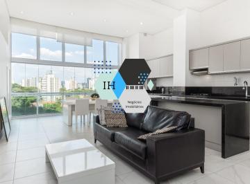 Foto 01 · Apartamento para Locação no Brooklin de 85m2 com Pé direito duplo, 1 Suíte e 2 vagas