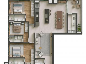 Apartamento · 86m² · 3 Quartos · 1 Vaga · Cora