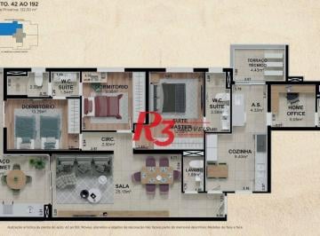eadcce082391891f2dbabc116a8f97435def112f · Apartamento com 3 dormitórios à venda, 132 m² por R$ 2.090.000,00 - Pompéia - Santos/SP