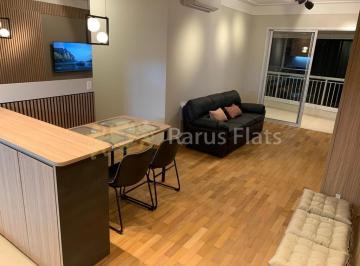 Apartamento · 75m² · 2 Quartos · 1 Vaga · Flat para locação no Brooklin - Edifício Mandarim - Cód. QNG19682
