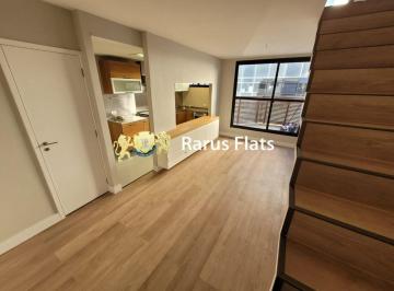 Apartamento · 100m² · 1 Quarto · 1 Vaga · Flat para locação no Itaim Bibi - Edifício Duplex Life Itaim