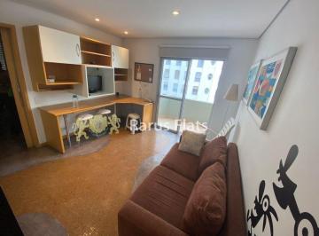 Apartamento · 37m² · 1 Quarto · 1 Vaga · Flat com 1 Quarto para alugar, 37m² - Bela Vista