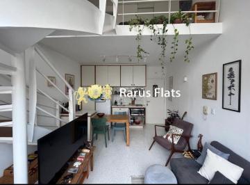 Apartamento · 45m² · 1 Quarto · 1 Vaga · Rarus Flats - Flat para alugar - Edifício The Loft Jardins