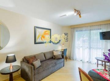 Apartamento · 46m² · 1 Quarto · 1 Vaga · Flat com 1 Quarto para alugar, 46m² - Jardins