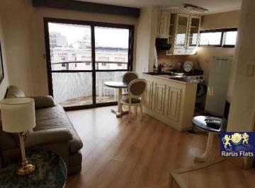 Apartamento · 50m² · 1 Quarto · 1 Vaga · Flat com 1 Quarto para alugar, 50m² - Bela Vista