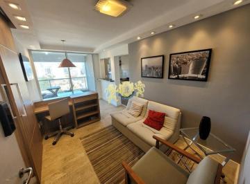 Apartamento · 45m² · 1 Quarto · 1 Vaga · Flat mobiliado para alugar no Brooklin | 45m² | 1 Dormitório | 1 Vaga de Garagem