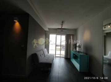 Apartamento · 43m² · 1 Quarto · 1 Vaga · Flat com 1 Quarto para alugar, 43m² - Jardins
