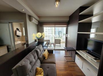 Apartamento · 51m² · 1 Quarto · 1 Vaga · Flat para locação no Brooklin - Edifício Mandarim