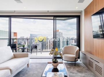 Apartamento · 104m² · 2 Quartos · 2 Vagas · Lindo flat mobiliado com 2 suítes para alugar - VN Faria Lima