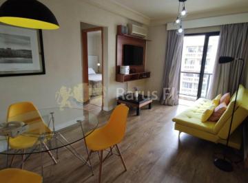 Apartamento · 45m² · 1 Quarto · 1 Vaga · Flat para locação em Moema - Edifício Moema Comfort - Cód. XMP03128