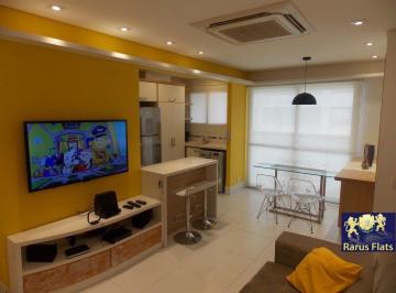 Apartamento · 55m² · 2 Quartos · 1 Vaga · Flat com 2  Quartos para alugar, 55m² - Itaim Bibi