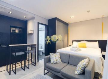 Apartamento · 28m² · 1 Quarto · 1 Vaga · Flat reformado para venda em Moema - Edifício Slaviero Essential Moema