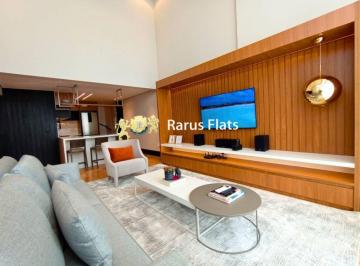 Apartamento · 110m² · 1 Quarto · 2 Vagas · Luxuoso Loft Luxuoso Duplex Mobiliado no coração dos Jardins!